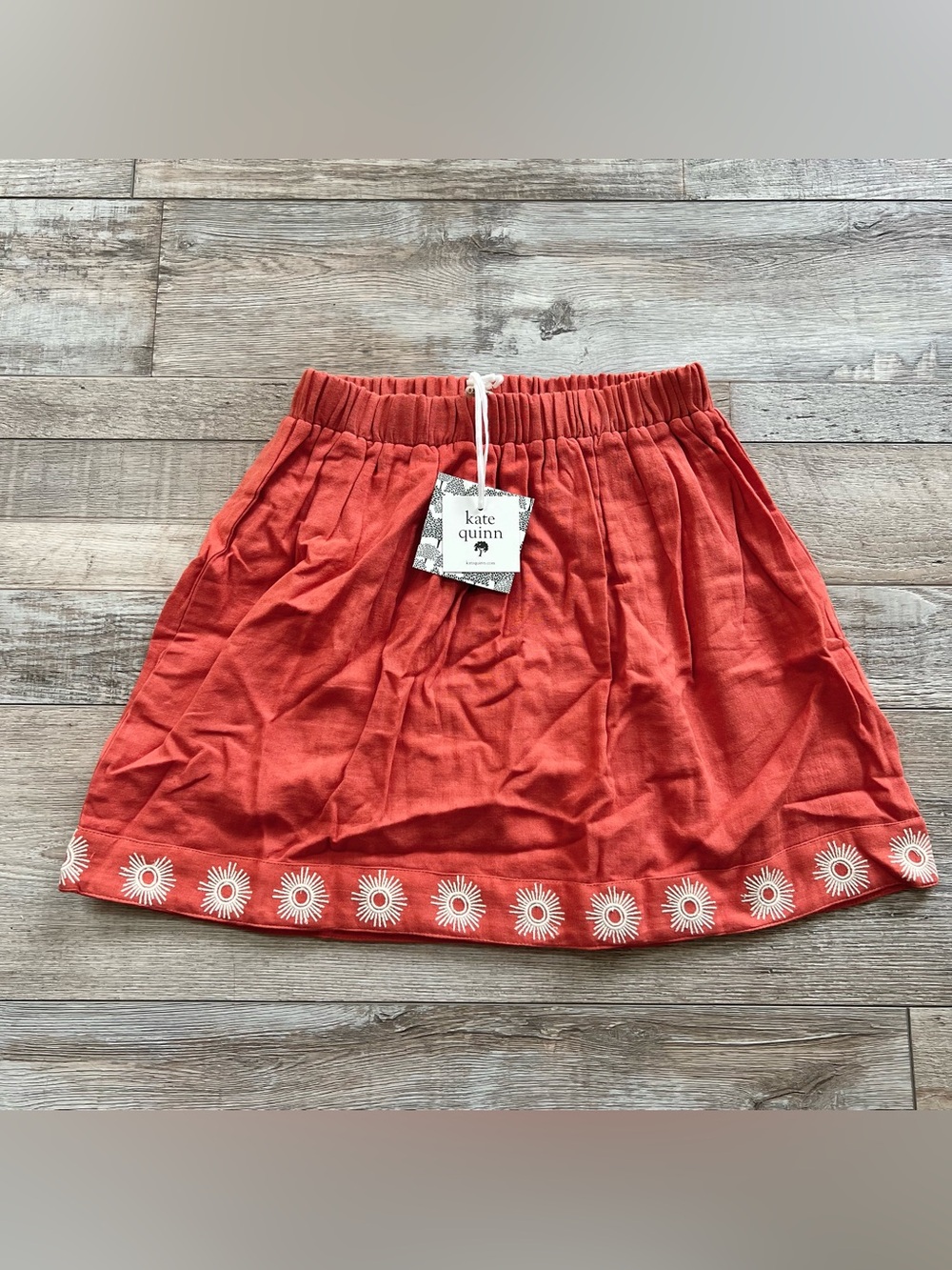 NWT Kate Quinn Girls Organic Cotton Suns Skirt Size 6